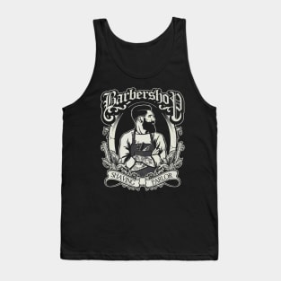 Barbershop Beard Barber Tank Top